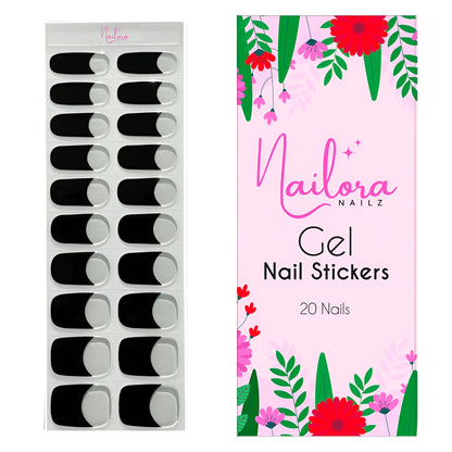 French Black - Gel Nail Strip