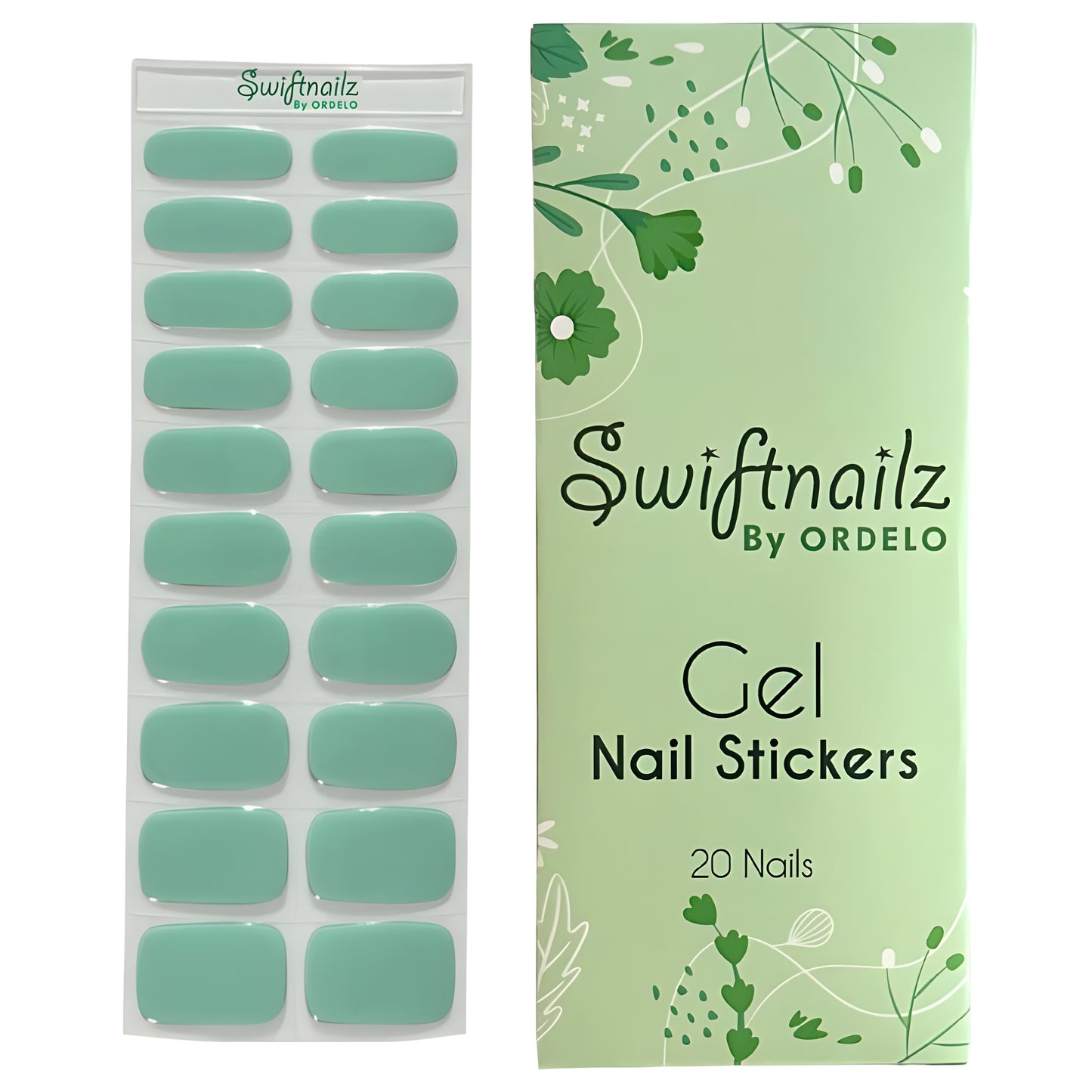 Light Green - Gel Nail Strip